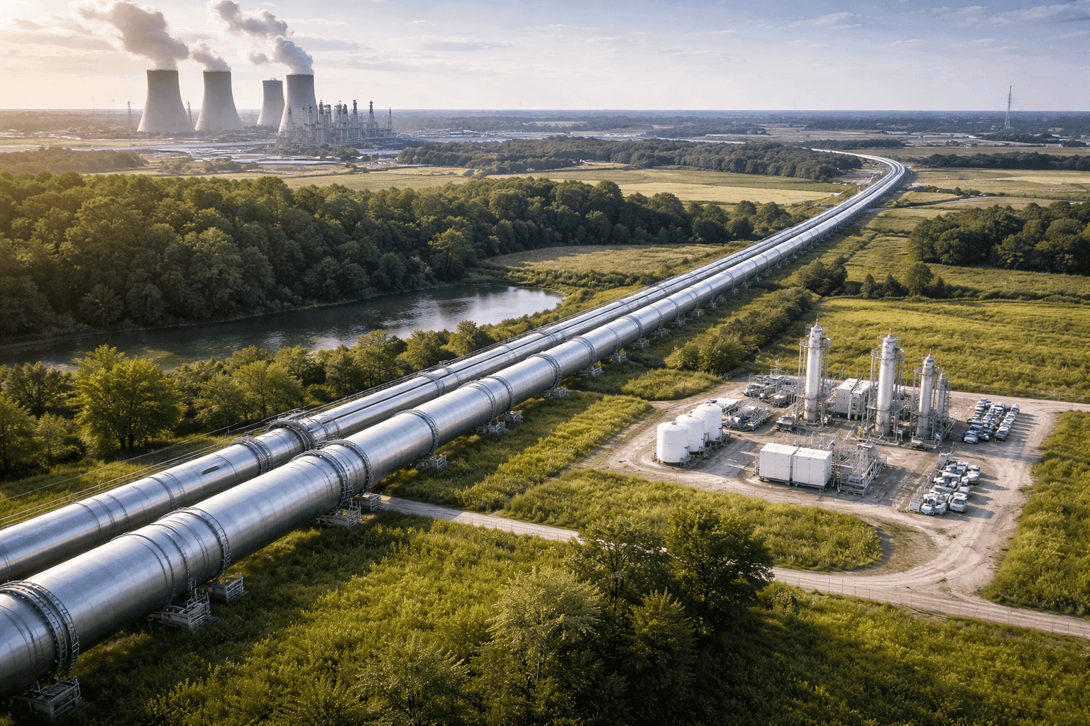 CO₂ pipelines and Class VI wells